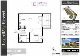 
                                                                                        Location
                                                                                         A LOUER T2 neuf avec parking
