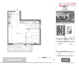 
                                                                                        Location
                                                                                         A LOUER T2 récent avec parking