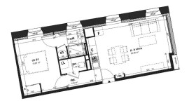 
                                                                                        Vente
                                                                                         À vendre T2 37,95 m² – Romans-sur-Isère (centre)