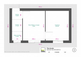 
                                                                                        Vente
                                                                                         Appartement 2 pièces
