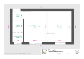 
                                                                                        Vente
                                                                                         Appartement 2 pièces