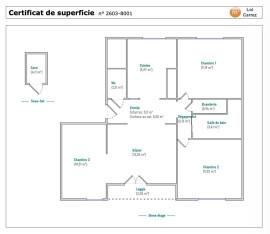 
                                                                                        Vente
                                                                                         Appartement 3 pièces
