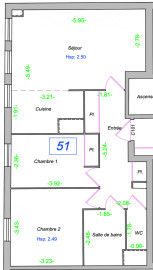 
                                                                                        Vente
                                                                                         Appartement 3 pièces - Saint-Ouen