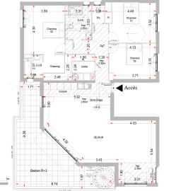 
                                                                                        Vente
                                                                                         Appartement 4 pièces avec toit terrasse privatif – Vue mer – Résidence confidentielle