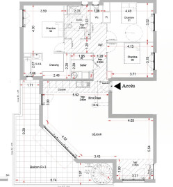 
                                                                                        Vente
                                                                                         Appartement 4 pièces avec toit terrasse privatif – Vue mer – Résidence confidentielle