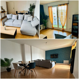 
                                                                                        Location
                                                                                         Appartement meublé 3 pièces 68m2