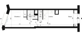 
                                                                                        Vente
                                                                                         Appartement rare T2 Paris 18ème