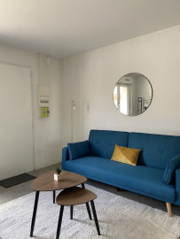 
                                                                                        Vente
                                                                                         Appartement T1 meublé vendu loué en location meublé