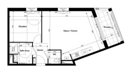 
                                                                                        Vente
                                                                                         Appartement T2 49,62m2 - Sables d'olonne