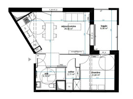 
                                                                                        Vente
                                                                                         Appartement T2 à Bordeaux