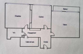 
                                                                                        Location
                                                                                         APPARTEMENT T2 A LOUER - VILLEURBANNE