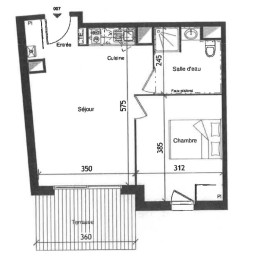 
                                                                                        Vente
                                                                                         Appartement T2 à Saintes