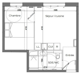 
                                                                                        Vente
                                                                                         Appartement T2 à Suresnes