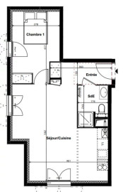 
                                                                                        Vente
                                                                                         Appartement T2 - Achères