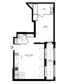 
                                                                                        Vente
                                                                                         Appartement T2 de 49,03m2 à Garches
