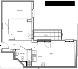 
                                                                                        Vente
                                                                                         Appartement T3 de 56m2 à Aubervilliers