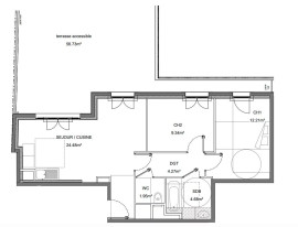 
                                                                                        Vente
                                                                                         Appartement T3 de 57m2 à coeur de Levallois Perret
