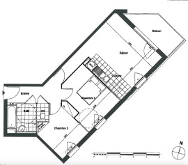 
                                                                                        Vente
                                                                                         Appartement T3 de 58 m² avec balcon