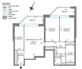 
                                                                                        Vente
                                                                                         Appartement T3 de 70,15m2 en nue propriété