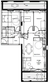
                                                                                        Vente
                                                                                         Appartement T4 avec 2 "Loggia"