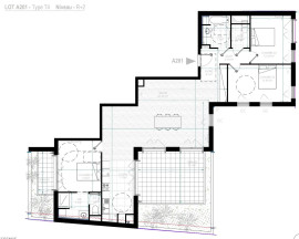 
                                                                                        Vente
                                                                                         Appartement T4 de 118,9m2 avec deux terrasses