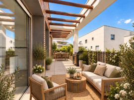 
                                                                                        Vente
                                                                                         Appartement T4 - dernier étage avec terrasse