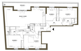 
                                                                                        Vente
                                                                                         Appartement T5 duplex à Puteaux