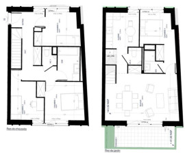 
                                                                                        Vente
                                                                                         Appartement T5  en Duplex - 96m2 à Courbevoie