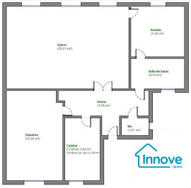 
                                                                                        Vente
                                                                                         Au coeur de Neuilly : très beau 3 pièces idéalement situé