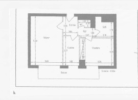 
                                                                                        Location
                                                                                         Beau 2 pièces 47 m² + grand balcon 8m²