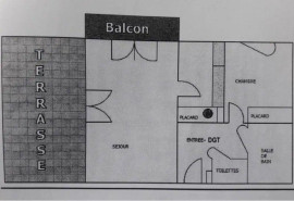 
                                                                                        Location
                                                                                         Beau 2P 47m² meublé avec terrasse et parking