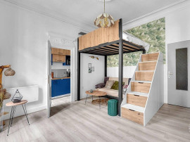 
                                                                                        Location
                                                                                         Beau 2P meublé 25m² entièrement rénové