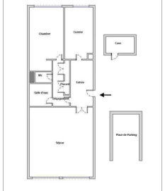 
                                                                                        Location
                                                                                         Beau 2P meublé 74m² dans un quartier calme