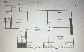 
                                                                                        Location
                                                                                         Beau 3 pièces meublé 48m2 proche Gare de Melun