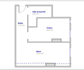 
                                                                                        Location
                                                                                         Beau studio meublé 29m2
