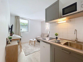
                                                                                        Location
                                                                                         Beau studio rénové meublé 17m² Rives de Meurthe