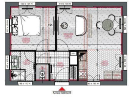 
                                                                                        Location
                                                                                         Beau T2 spécieux à Courbevoie