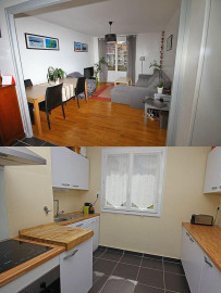 
                                                                                        Location
                                                                                         Beau T3 55m² rénové sans vis à vis + Garage