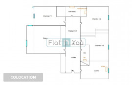 Colocation
Chambre 1 - 2 chambres disponibles en colocation