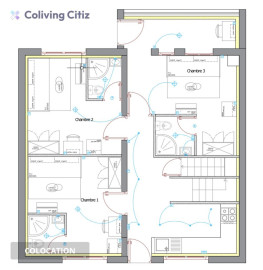 
                                                                                        Colocation
                                                                                         Chambre en colocation