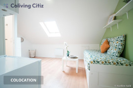 
                                                                                        Colocation
                                                                                         Chambre meublée avec salle de bain & WC