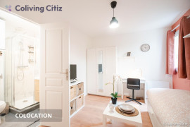
                                                                                        Colocation
                                                                                         Chambre meublée avec salle de bain & WC
