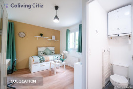 
                                                                                        Colocation
                                                                                         Chambre meublée avec salle de bain & WC