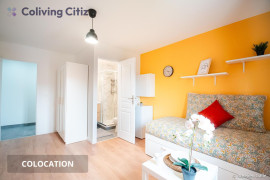 
                                                                                        Colocation
                                                                                         Chambre meublée avec salle de bain & WC