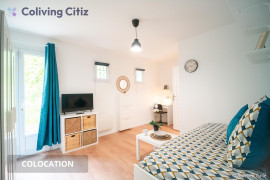 
                                                                                        Colocation
                                                                                         Chambre meublée avec salle de bain & WC