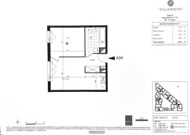 
                                                                                        Location
                                                                                         Charmant 2 pièces, résidence sécurisée