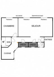 Vente
Charmant Appartement 2 Pièces à Bois-Colombes