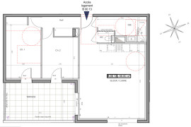 
                                                                                        Vente
                                                                                         Charmant T3 de 69m² avec terrasse à Claix