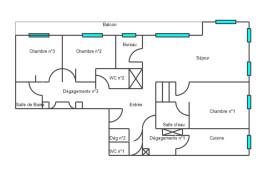 
                                                                                        Vente
                                                                                         Dernier étage avec ascenseur - 126m² – 2 garages