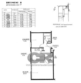 
                                                                                        Location
                                                                                         f2 avec cave et box - secteur parc ste marie